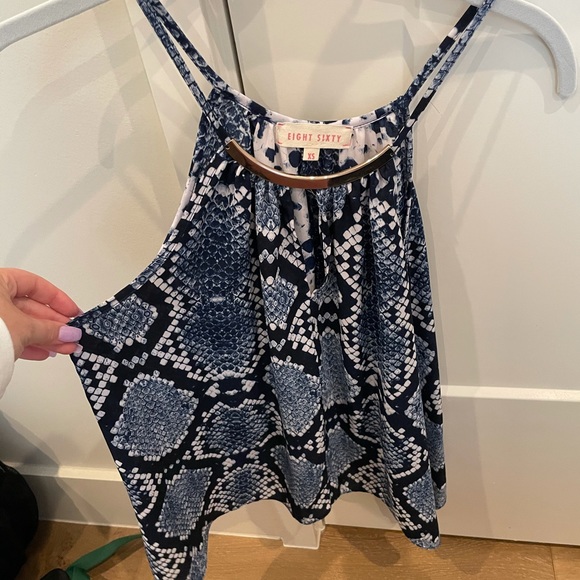 Snakeskin top sleeveless - Picture 1 of 3